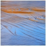 slides/The Wave.jpg scotland lake lochen water cold winter snow light ripples frozen ice reflection trees silver birch pines golden abstract lines glow The Wave
